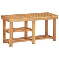 vidaXL Shoe Rack 90x32x46 cm Solid Acacia Wood,  vidaXL Shoe Rack 90x32x46 cm Solid Acacia Wood