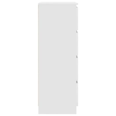 vidaXL Sideboard White 60x35x98.5 cm Engineered Wood, white vidaXL Sideboard White 60x35x98.5 cm Engineered Wood