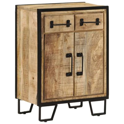 vidaXL Sideboard with 2 Drawers 53x31x72 cm Solid Wood Mango and Iron,  vidaXL Sideboard with 2 Drawers 53x31x72 cm Solid Wood Mango and Iron