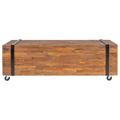 vidaXL Coffee Table 110x45x38 cm Solid Teak Wood,  vidaXL Coffee Table 110x45x38 cm Solid Teak Wood