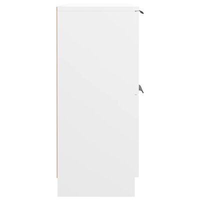 vidaXL Sideboard White 60x30x70 cm Engineered Wood, white vidaXL Sideboard White 60x30x70 cm Engineered Wood