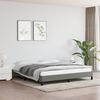 vidaXL Bed Frame without Mattress Dark Grey 183x203 cm King Fabric