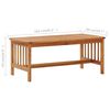 vidaXL 3 Piece Garden Lounge Set Solid Acacia Wood