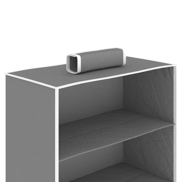 vidaXL Hanging Closet Organisers 2 pcs with 10 Shelves Fabric