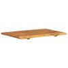vidaXL Bathroom Vanity Top Solid Acacia Wood 80x52x2.5 cm