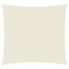 vidaXL Sunshade Sail Oxford Fabric Square 3.6x3.6 m Cream