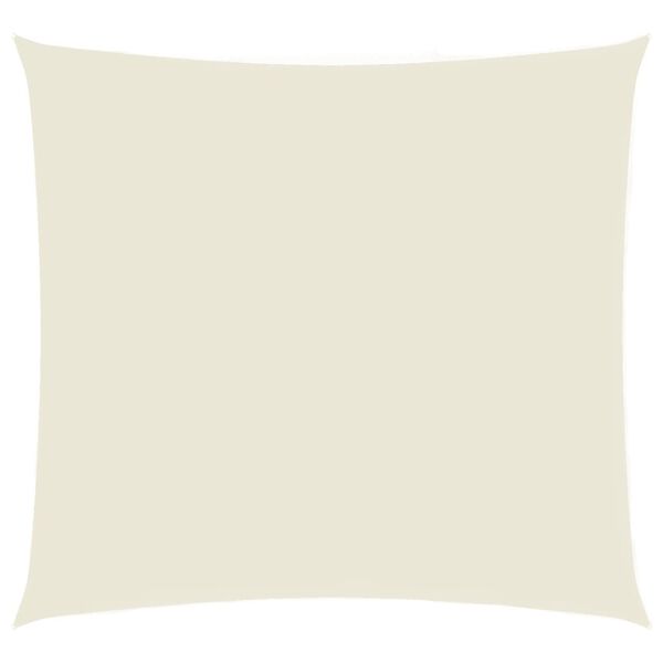vidaXL Sunshade Sail Oxford Fabric Square 3.6x3.6 m Cream