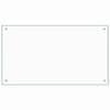vidaXL Kitchen Backsplash Transparent 90 x 50 cm Tempered Glass
