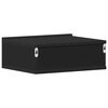 vidaXL Floating Nightstands 2 pcs Black 40x30x15 cm Engineered Wood