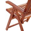 vidaXL Folding Garden Chairs 4 pcs Solid Acacia Wood