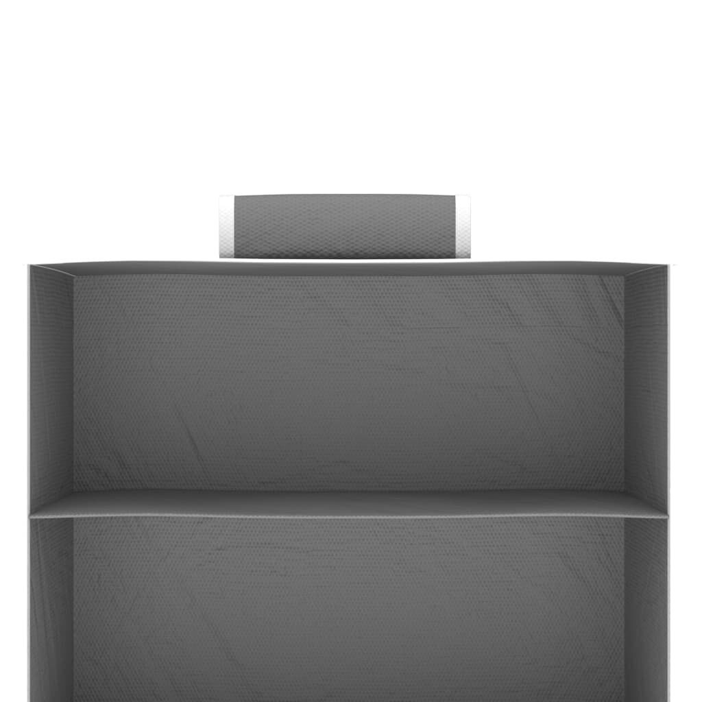 vidaXL Hanging Closet Organisers 2 pcs with 10 Shelves Fabric