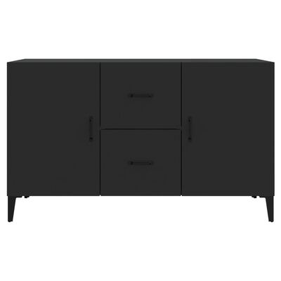 vidaXL Sideboard Black 100x36x60 cm Engineered Wood, black vidaXL Sideboard Black 100x36x60 cm Engineered Wood