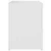 vidaXL Bed Cabinet White 40x30x40 cm Engineered Wood