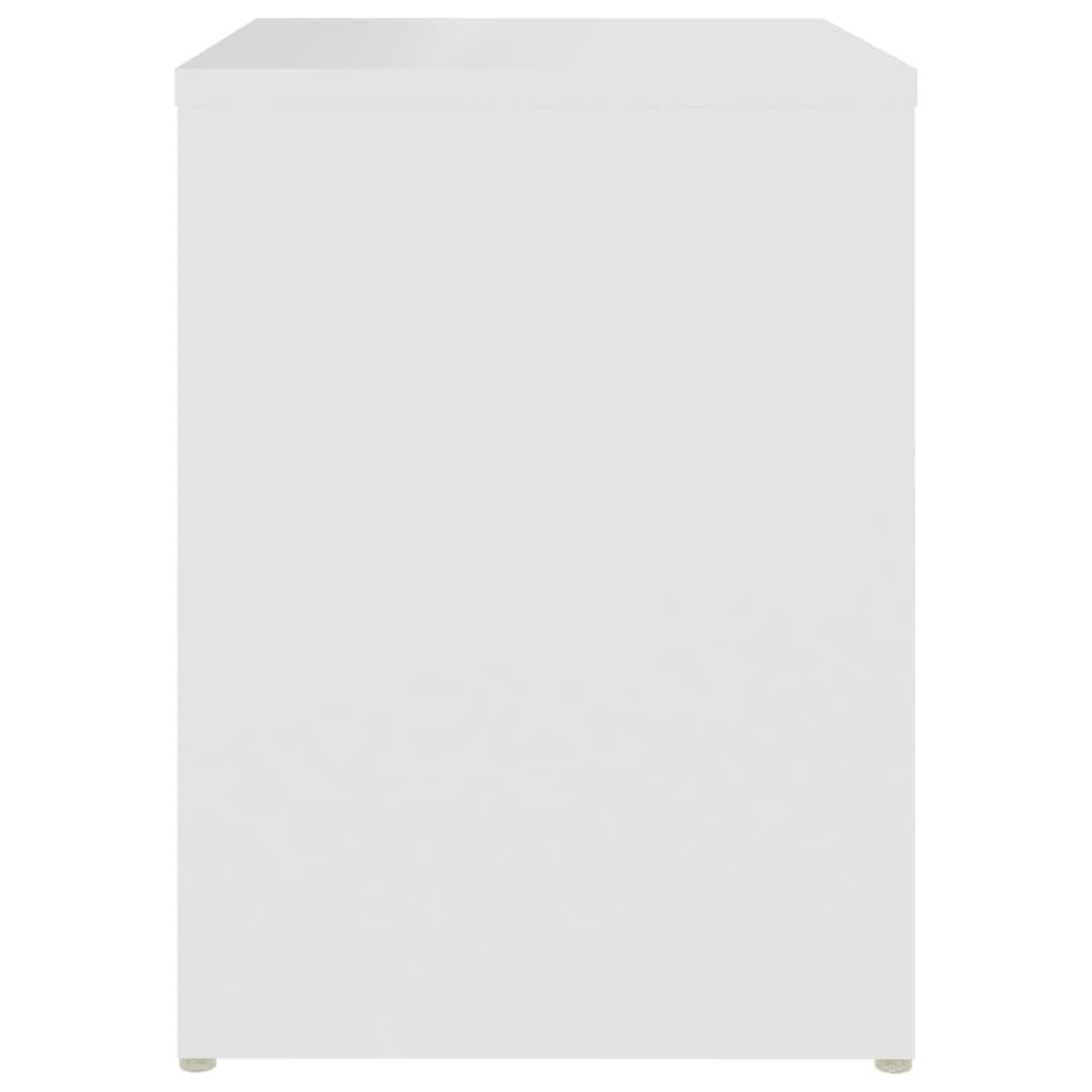 vidaXL Bed Cabinet White 40x30x40 cm Engineered Wood