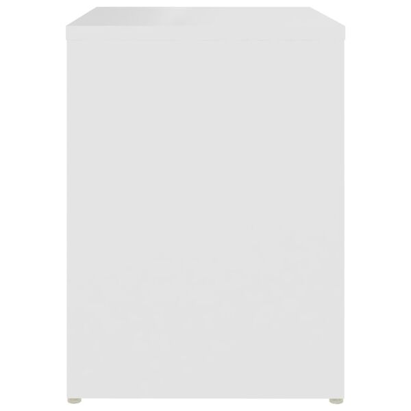 vidaXL Bed Cabinet White 40x30x40 cm Engineered Wood