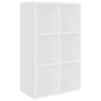 vidaXL Book Cabinet/Sideboard White 66x30x98 cm Engineered Wood, white vidaXL Book Cabinet/Sideboard White 66x30x98 cm Engineered Wood