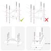 vidaXL Patio Retractable Side Awning 100 x 300 cm Cream