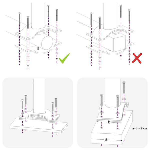 vidaXL Patio Retractable Side Awning 100 x 300 cm Cream