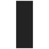 vidaXL Wall Shelf Black 45.1x16x45.1 cm Engineered Wood