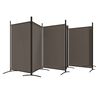 vidaXL 6-Panel Room Divider Anthracite 520x180 cm Fabric