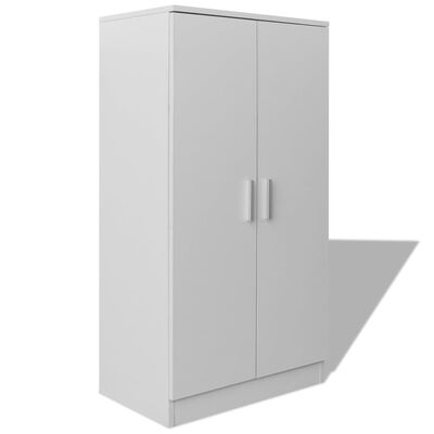 vidaXL Shoe Cabinet 7 Shelves White, white vidaXL Shoe Cabinet 7 Shelves White