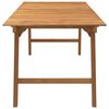 vidaXL 9 Piece Garden Dining Set Solid Wood Acacia