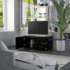 vidaXL TV Cabinet Black 80x34x36 cm Engineered Wood