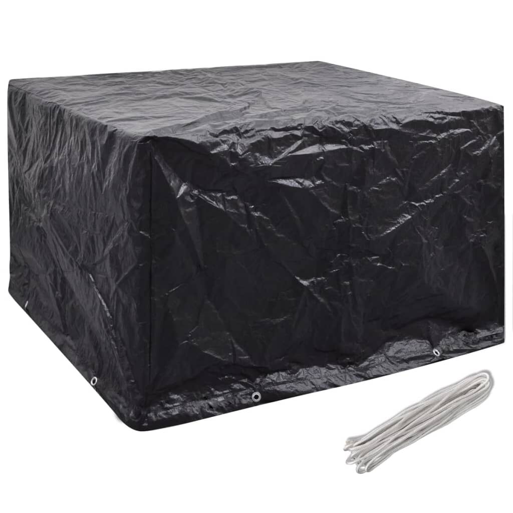 vidaXL Garden Furniture Covers 2 pcs 8 Eyelets 135x135x90 cm