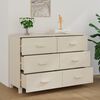 vidaXL Sideboard HAMAR Honey Brown 113x40x80 cm Solid Wood Pine