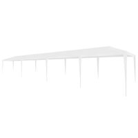 vidaXL Party Tent 3x12 m PE White, white vidaXL Party Tent 3x12 m PE White