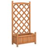 vidaXL Planter | Brown | Solid fir wood | Medium | Planters | Planter