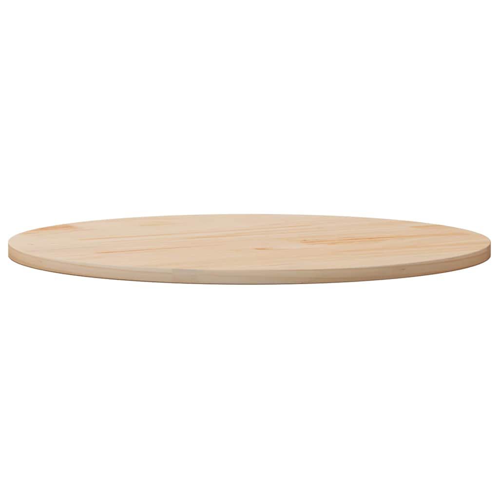 vidaXL Table Top Ø80x2.5 cm Solid Wood Pine