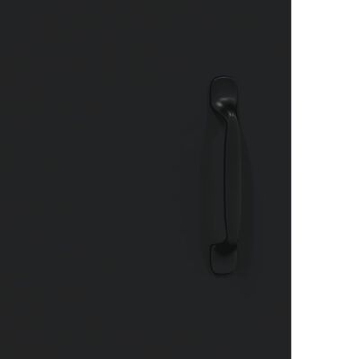 vidaXL Sideboard Black 69.5x34x90 cm Engineered Wood, black vidaXL Sideboard Black 69.5x34x90 cm Engineered Wood