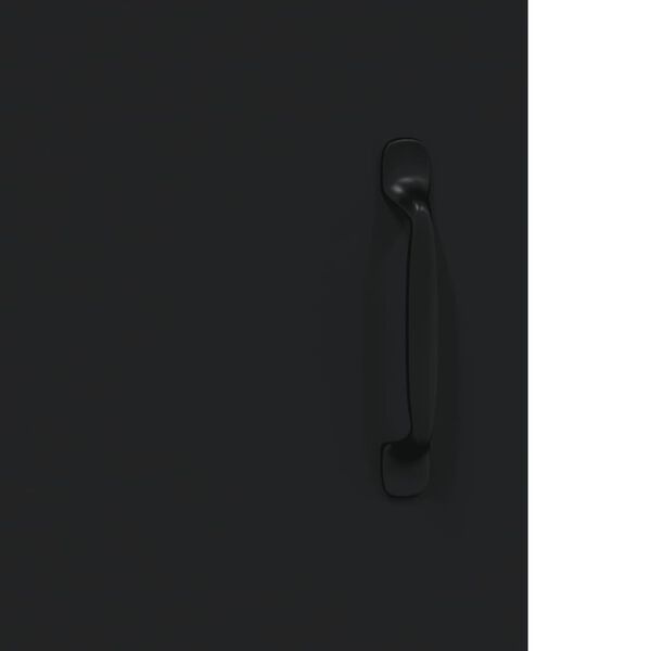 vidaXL Sideboard Black 69.5x34x90 cm Engineered Wood