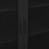 vidaXL Storage Cabinet Black 80x35x101.5 cm Steel