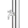 vidaXL Garden Shower 215 cm Stainless Steel