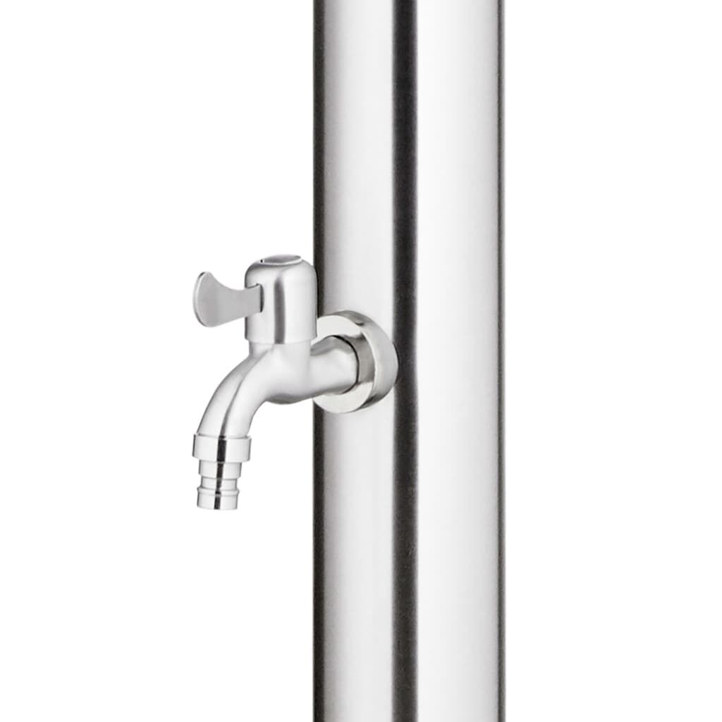 vidaXL Garden Shower 215 cm Stainless Steel