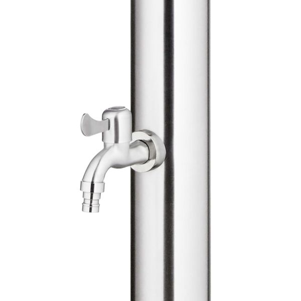 vidaXL Garden Shower 215 cm Stainless Steel