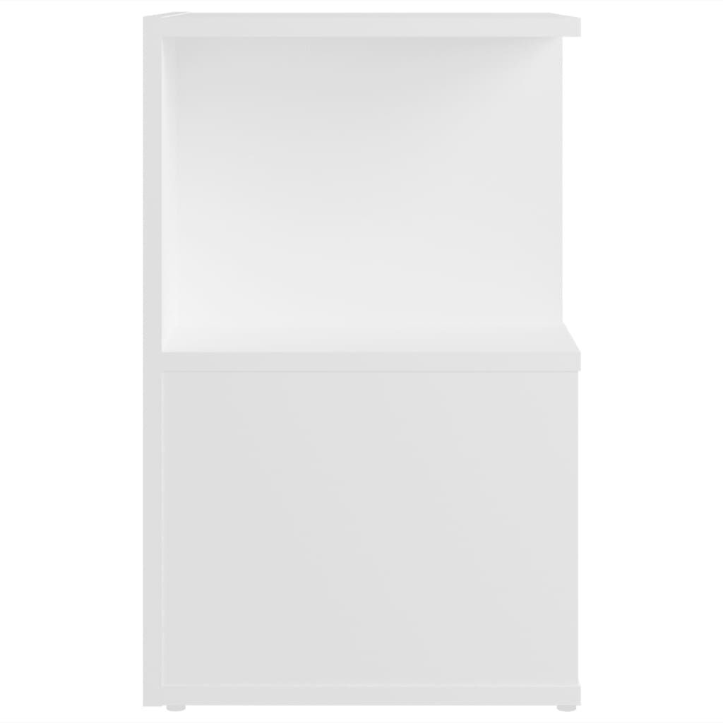 vidaXL Bedside Cabinets 2 pcs White 35x35x55 cm Engineered Wood