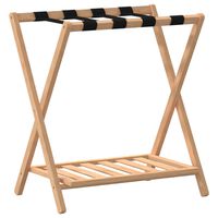 vidaXL Luggage Rack 68x38x58 cm Bamboo,  vidaXL Luggage Rack 68x38x58 cm Bamboo