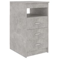 vidaXL Drawer Cabinet Concrete Grey 40x50x76 cm Engineered Wood, concrete grey vidaXL Drawer Cabinet Concrete Grey 40x50x76 cm Engineered Wood