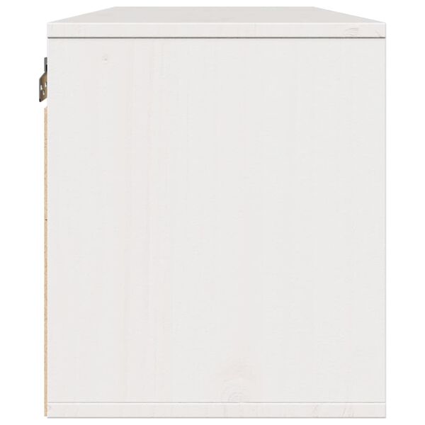 vidaXL Wall Cabinets 2 pcs White 45x30x35 cm Solid Pinewood