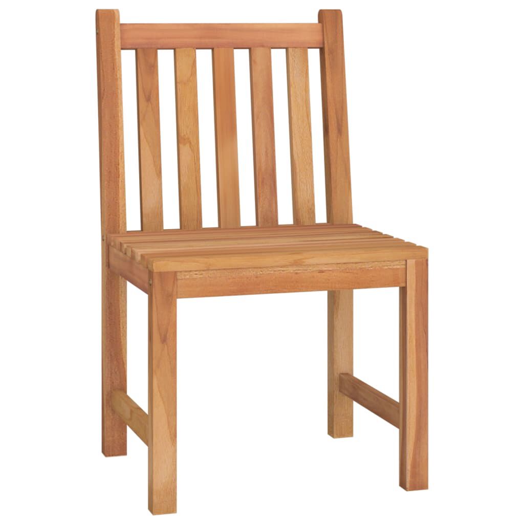 vidaXL 3 Piece Garden Dining Set Solid Wood Teak