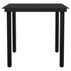 vidaXL 5 Piece Garden Dining Set with Cushions Grey