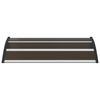 vidaXL Door Canopy Black 120x75 cm PC