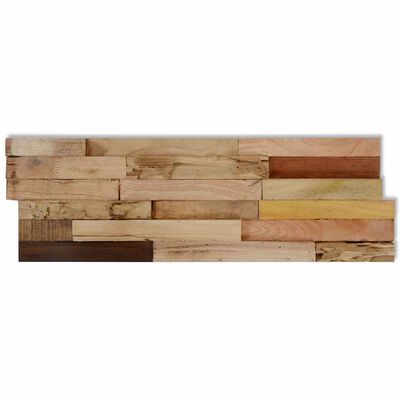 vidaXL Wall Cladding Panels 10 pcs 1.03 m² Recycled Teak Wood, natural vidaXL Wall Cladding Panels 10 pcs 1.03 m² Recycled Teak Wood
