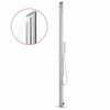 vidaXL Garden Shower 220 cm Stainless Steel