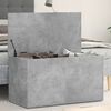 vidaXL Storage Chest Concrete Grey 84x42x46 cm Engineered Wood