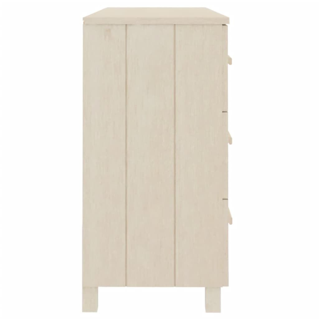 vidaXL Sideboard HAMAR Honey Brown 113x40x80 cm Solid Wood Pine