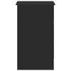 vidaXL Desk Black 90x45x76 cm Engineered Wood